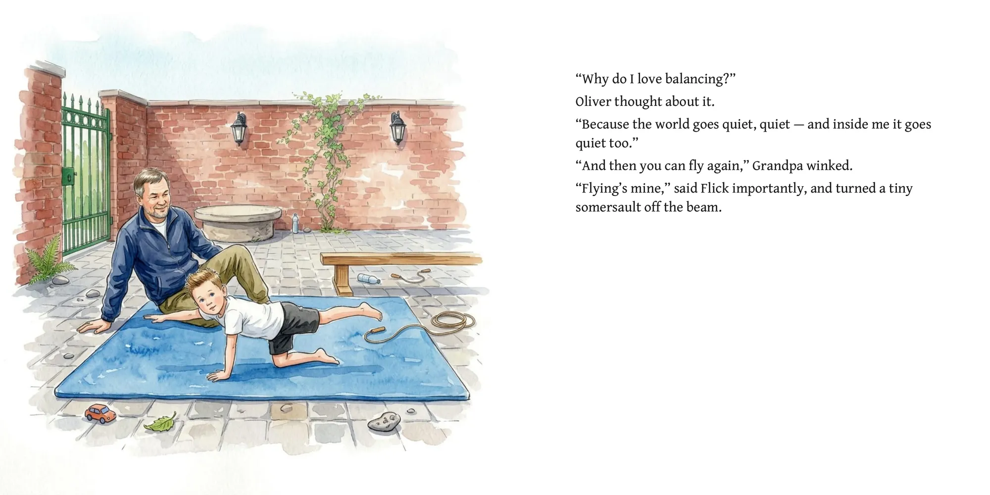 Oliver and Grandpa's Sports Yard — page 12