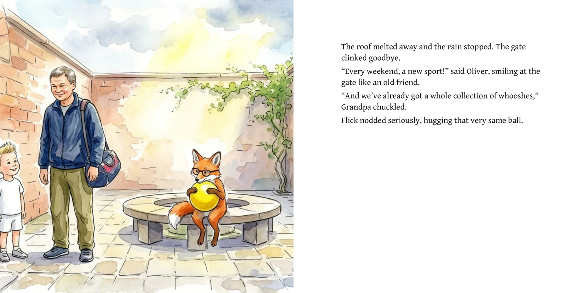 Oliver and Grandpa's Sports Yard — page 13