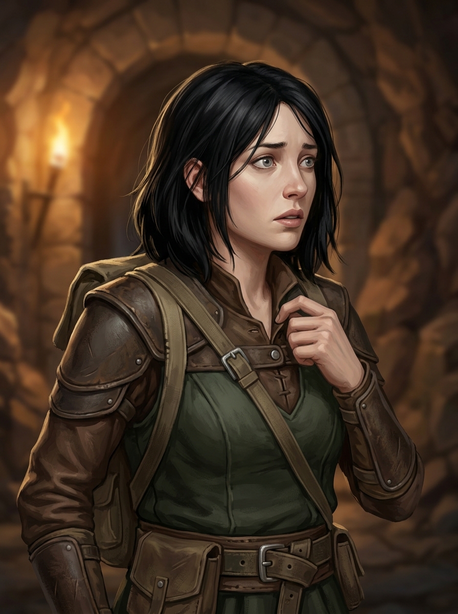 Stunning Black-Haired