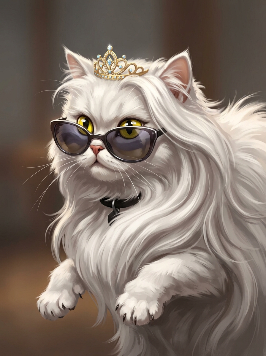 Long-Haired Cat
