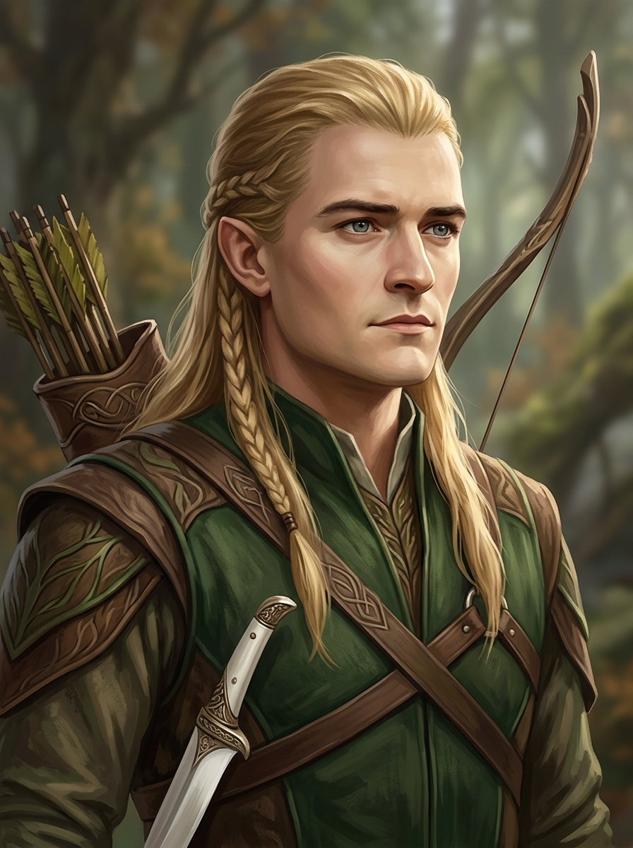 Green and Brown Elf