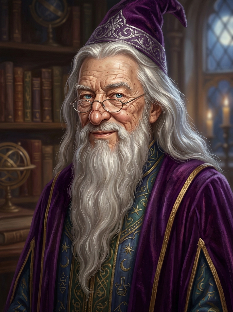 Silver-bearded Headmaster