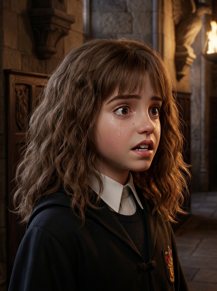 Bushy-Haired Student