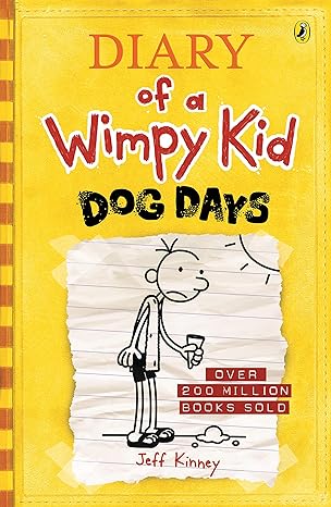 Book cover of Diary of a Wimpy Kid: Dog Days by Jeff Kinney