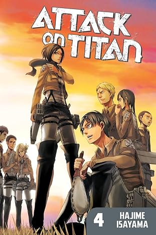 Book cover of Attack on Titan 4 by Hajime Isayama