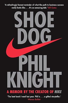 Book cover of Shoe Dog by Phil Knight