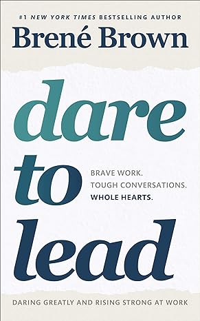 Book cover of Dare to Lead by Brene Brown