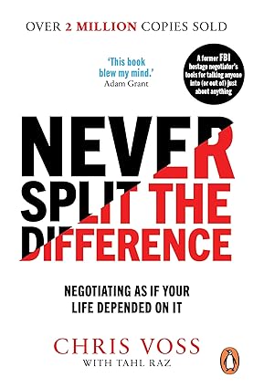 Book cover of Never Split the Difference by Chriss Voss