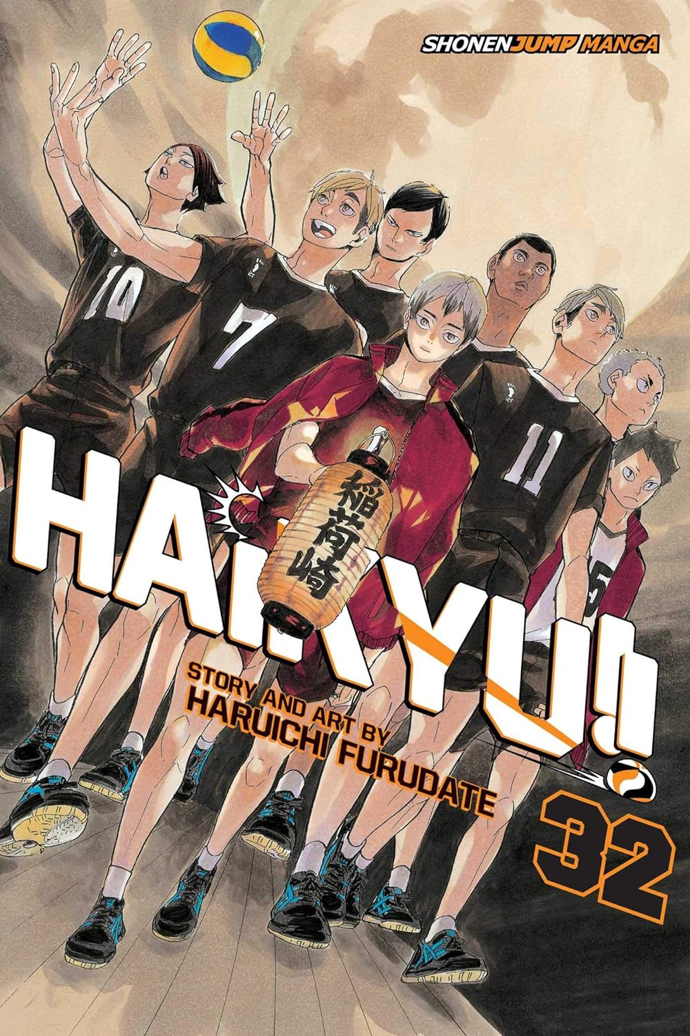 Book cover of Haikyu!!, Vol. 32: Pitons by Haruichi Furudate