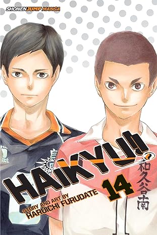 Book cover of Haikyu!!, Vol. 14: Quitter's Battle by Haruichi Furudate