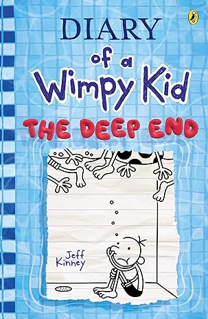 Book cover of The Deep End: Diary of a Wimpy Kid by Jeff Kinney