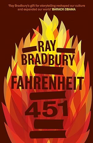 Book cover of Fahrenheit 451 by Ray Bradbury