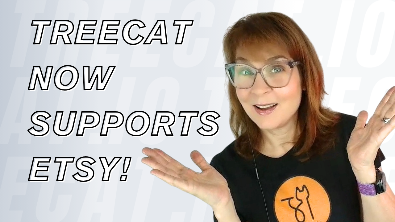 Treecat Now Supports Etsy!         #crosslisting #etsy #etsyseller