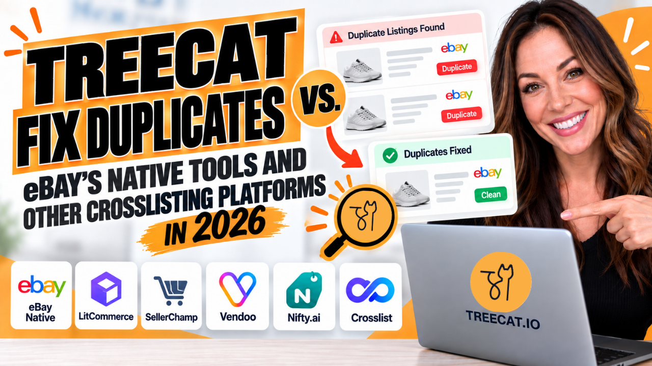 Treecat's Fix Duplicates Feature vs. eBay's Native Tools and Other Crosslisting Platforms in 2026