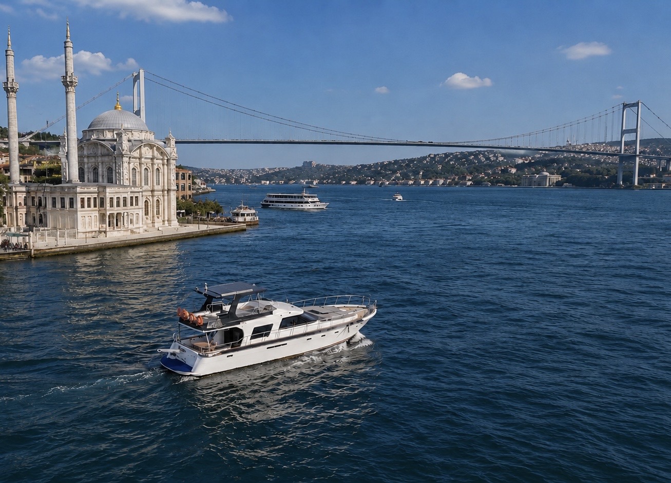 18 pax Luxury Yacht in Karaköy #012 | Private Yacht Rental Istanbul - Bosphorus Yachts