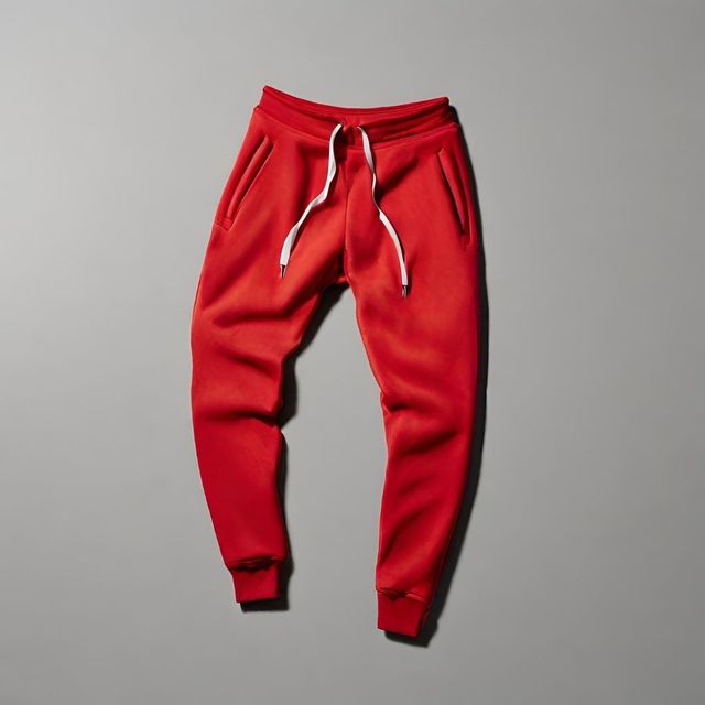 Pantalon jogging rouge