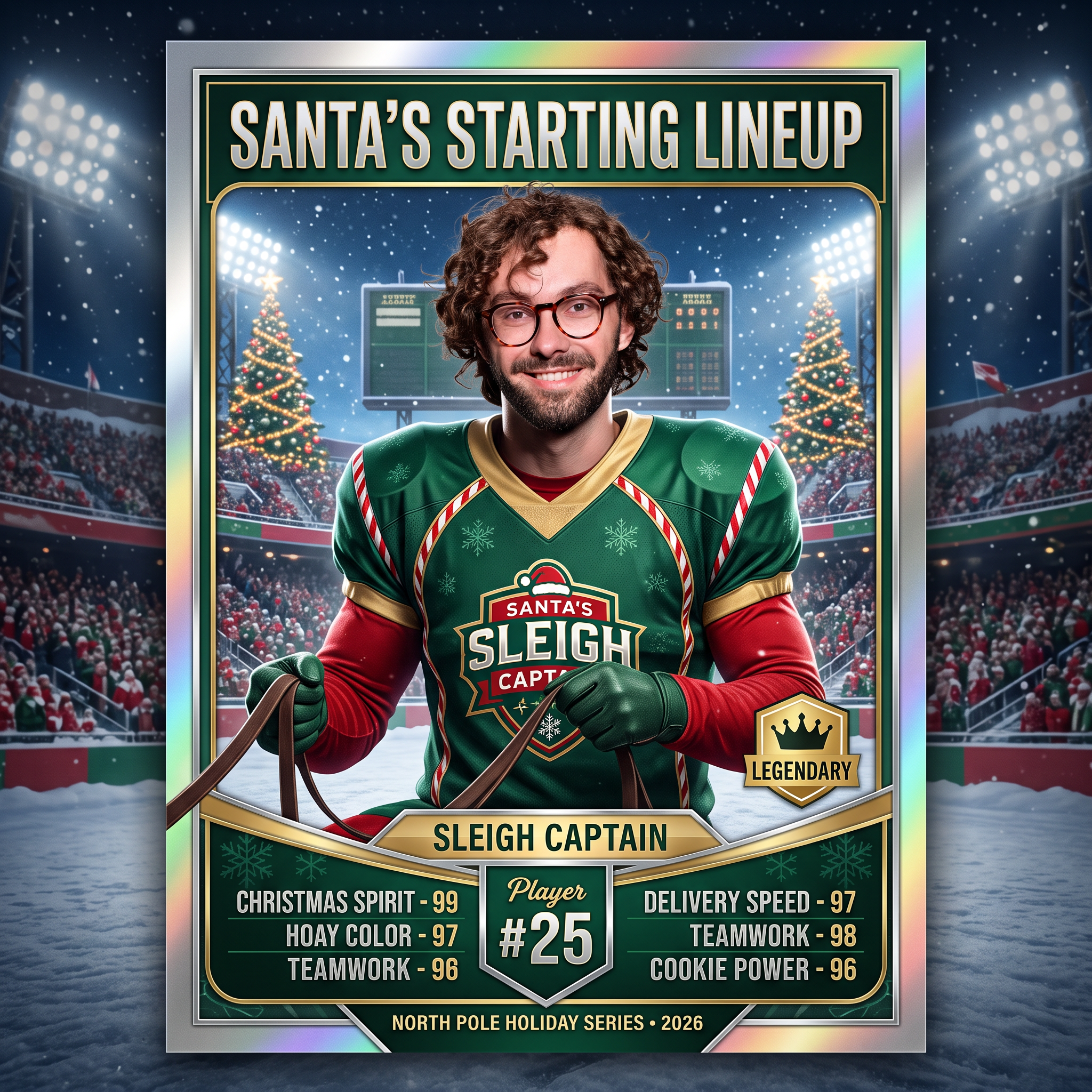 Trading Cards - Holiday Santa Lineup