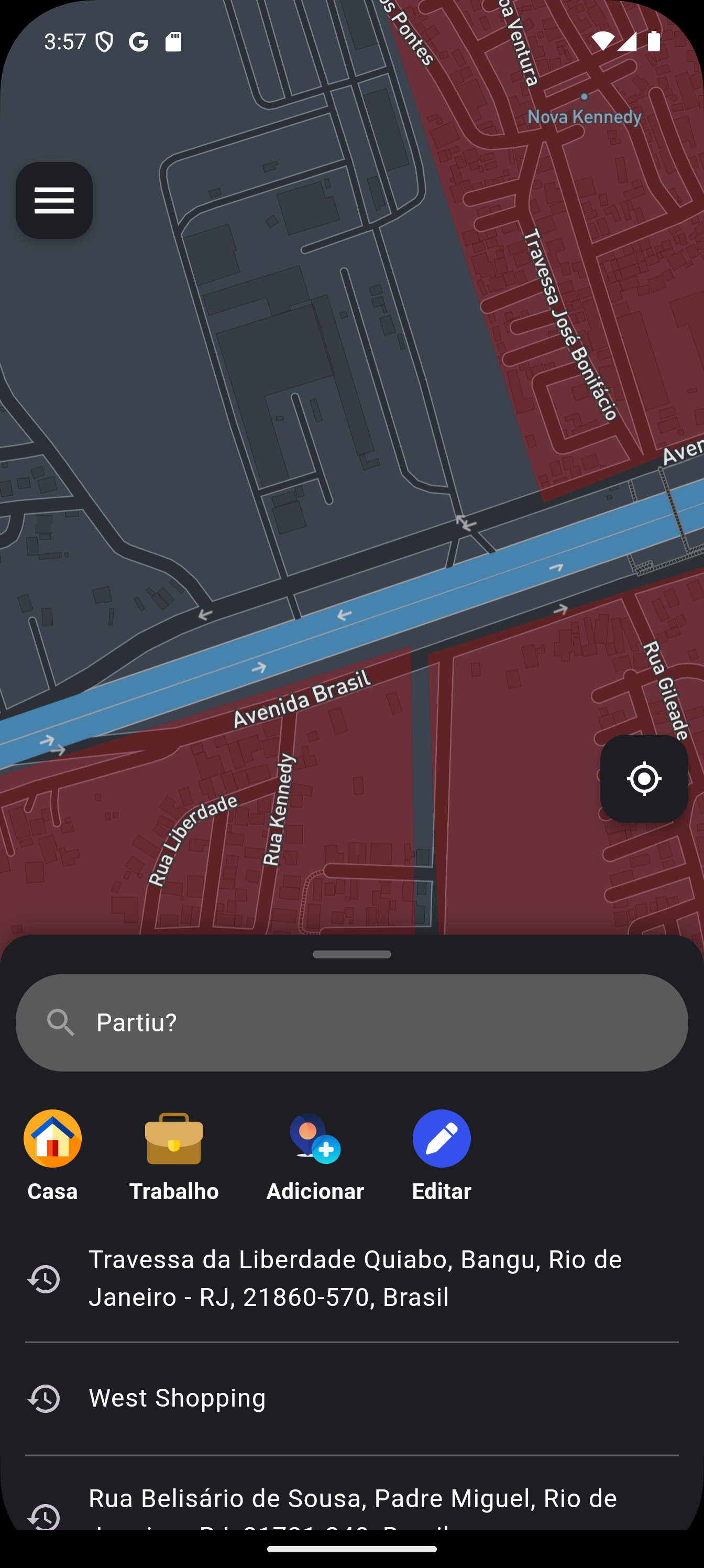 Navegação em Ação