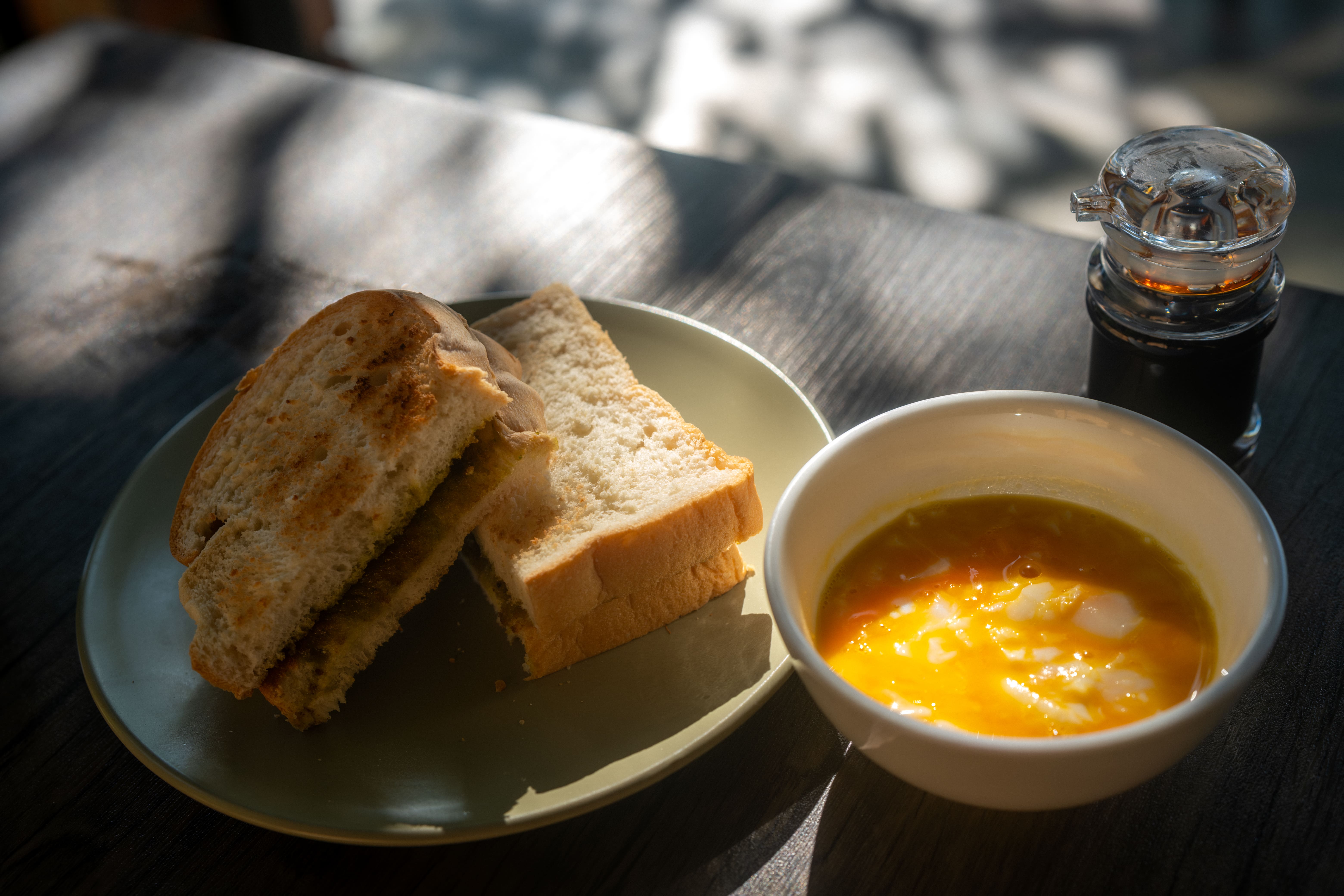 Marsha's Roti Kahwin with Soft Boiled Eggs (V)