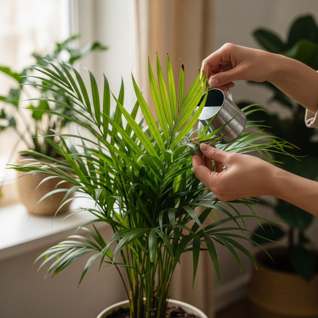 Sauver son Dypsis lutescens : le guide anti-dessèchement