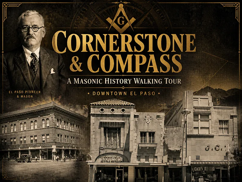 Cornerstone & Compass: Masonic Builders of Early El Paso route card image