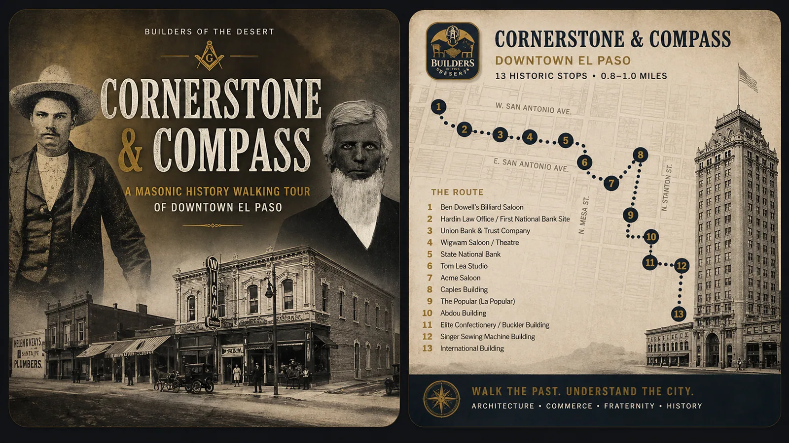 Cornerstone & Compass: Masonic Builders of Early El Paso featured tour image