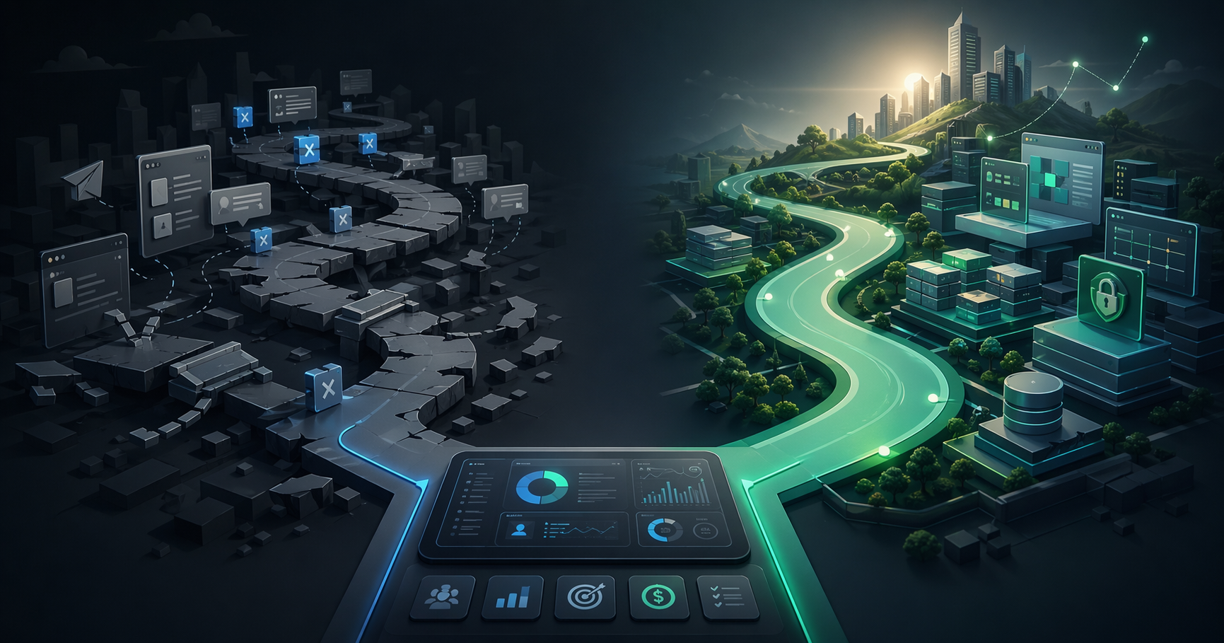 選技術夥伴 vs 選外包：5 年差在哪（給中小企業老闆）