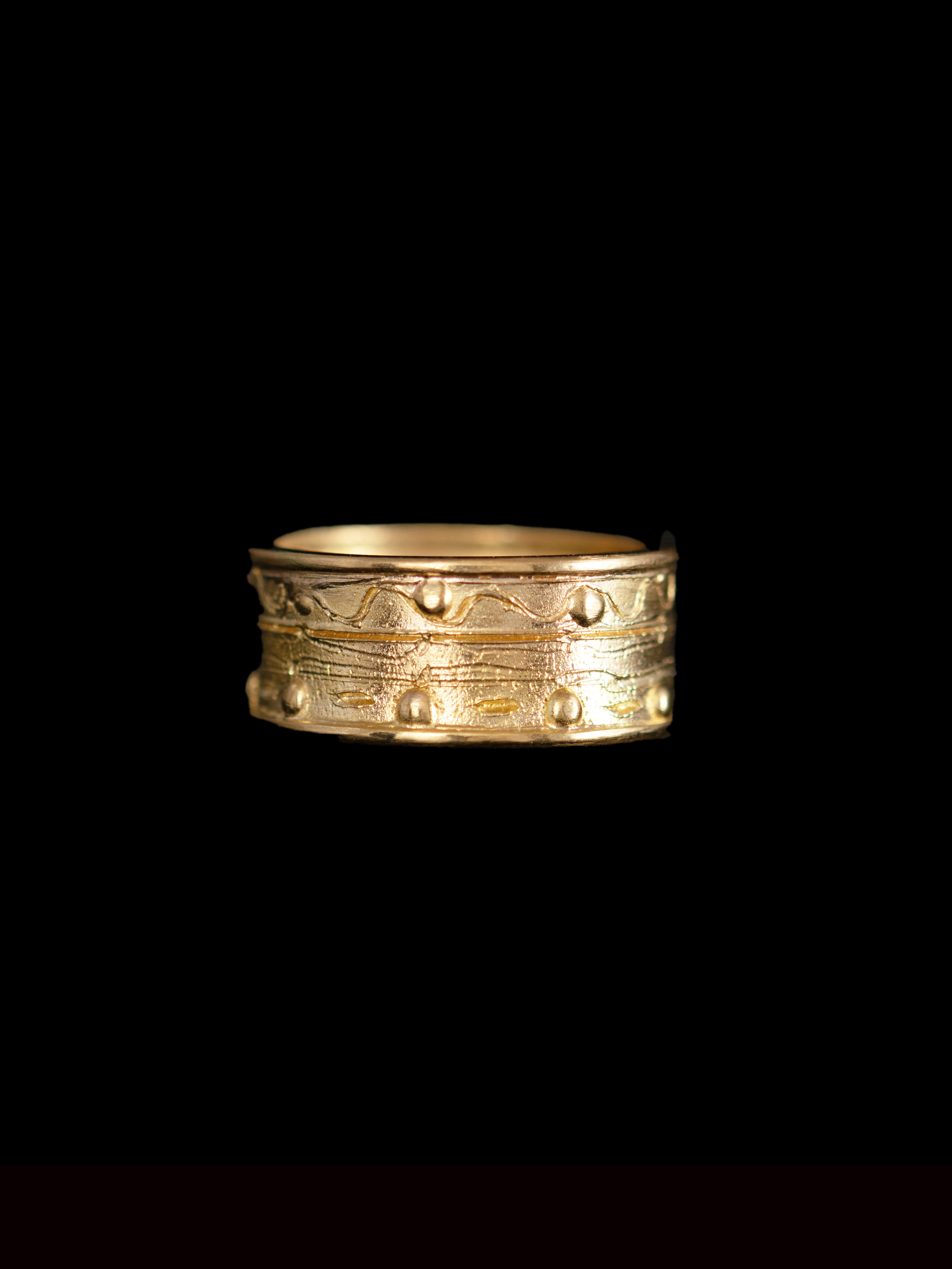 Viking inspired 22ct gold ring