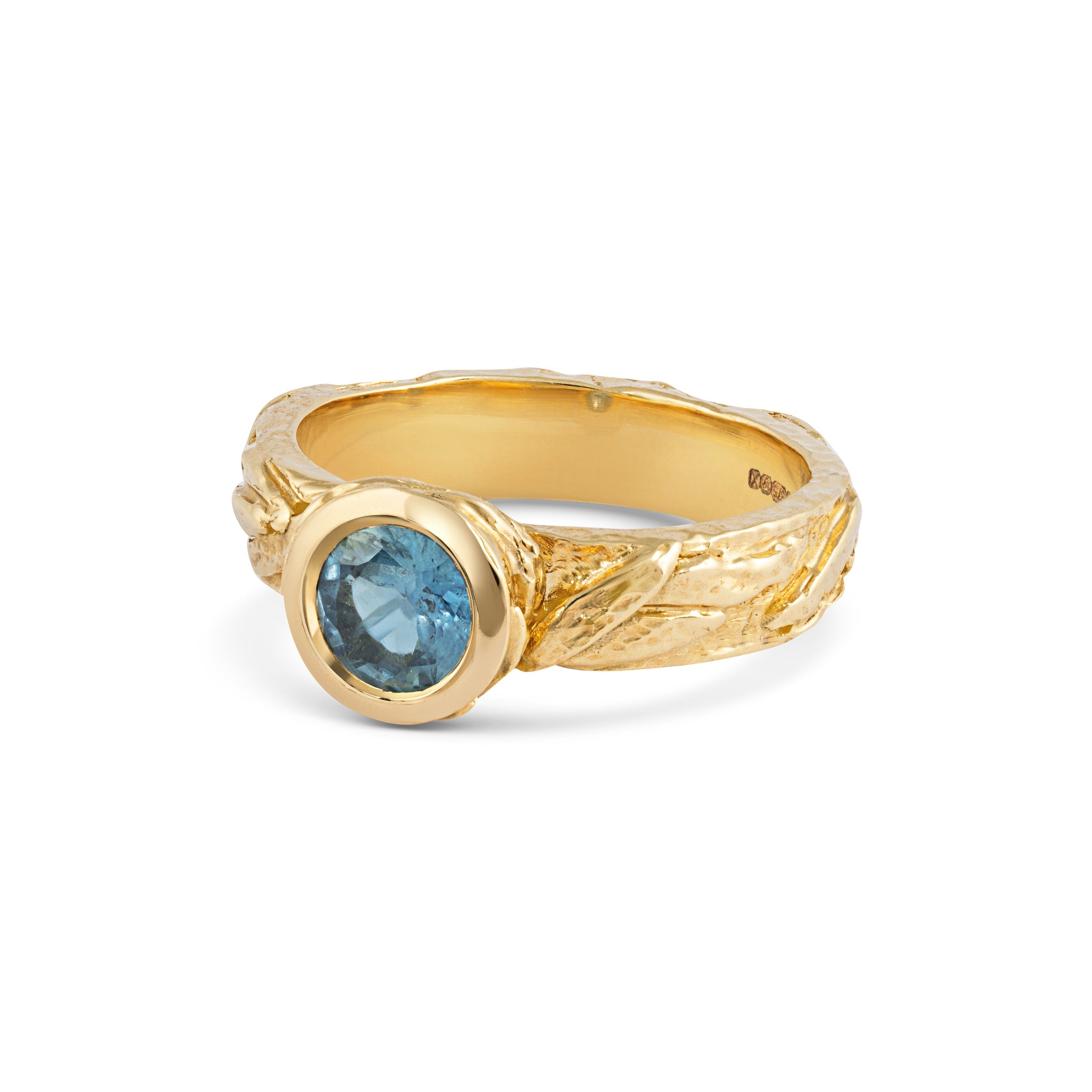 Teal Australian Sapphire Ring