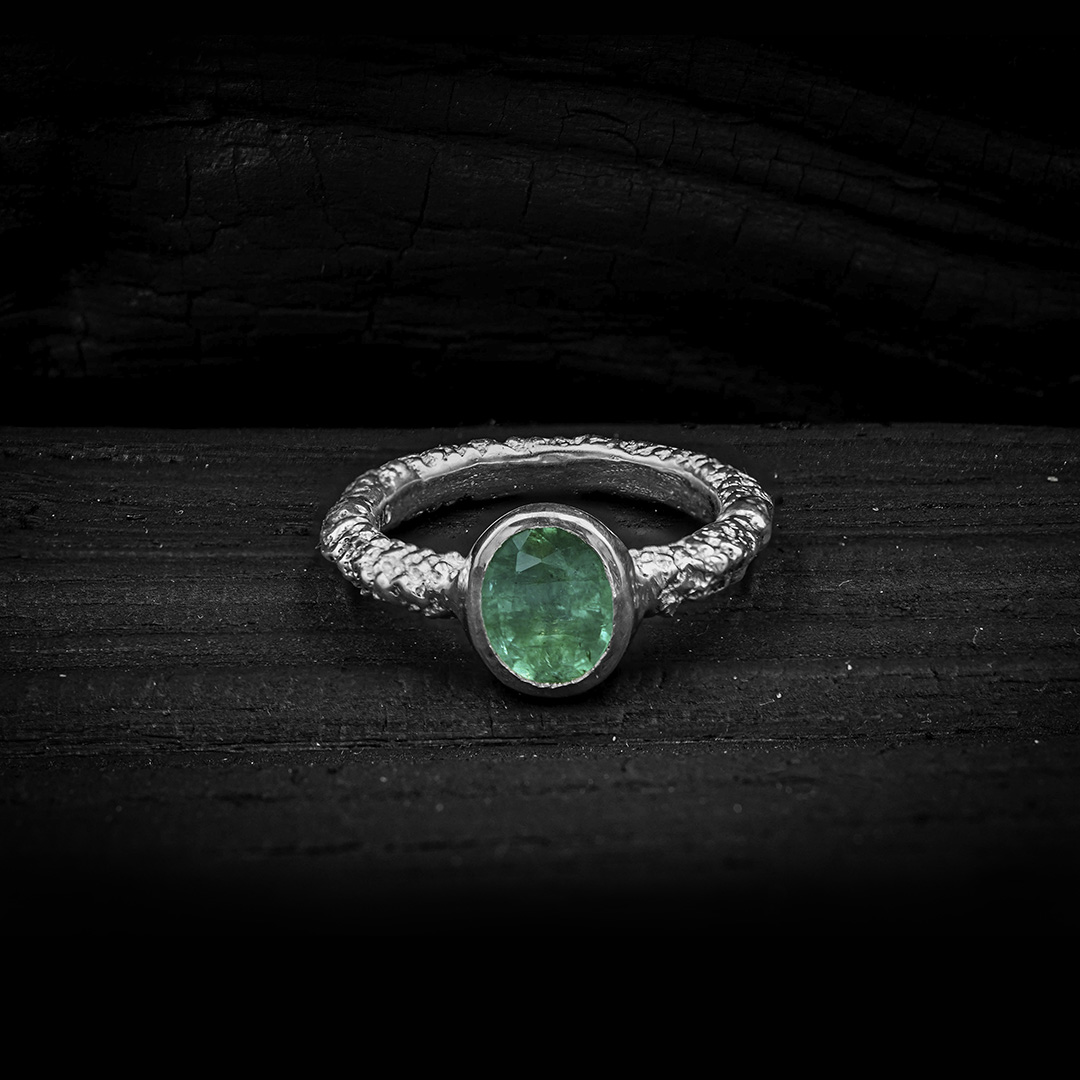 The Molten Emerald Ring