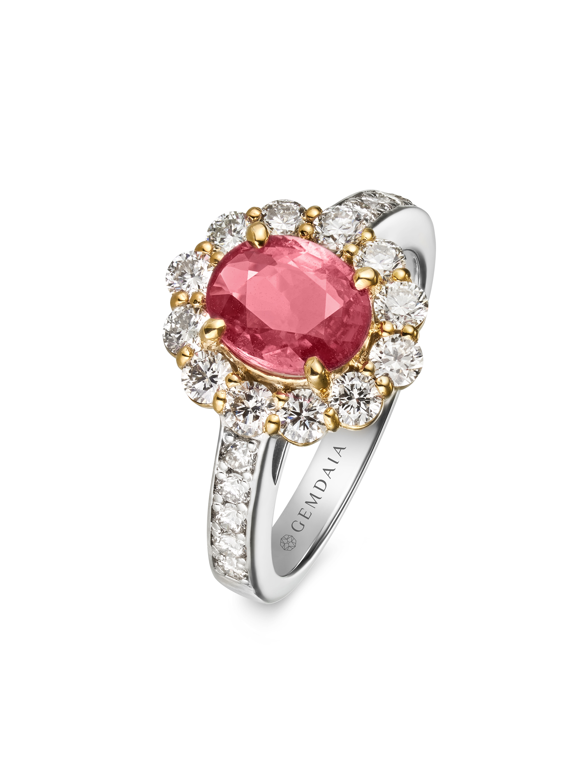 Natural Padparadscha Sapphire Ring