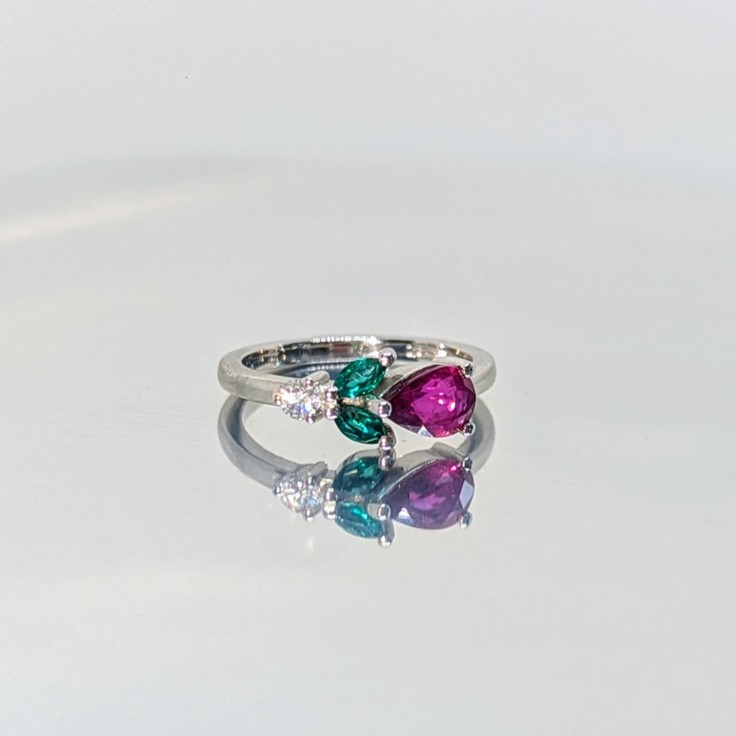 Ruby & Emerald Eternity