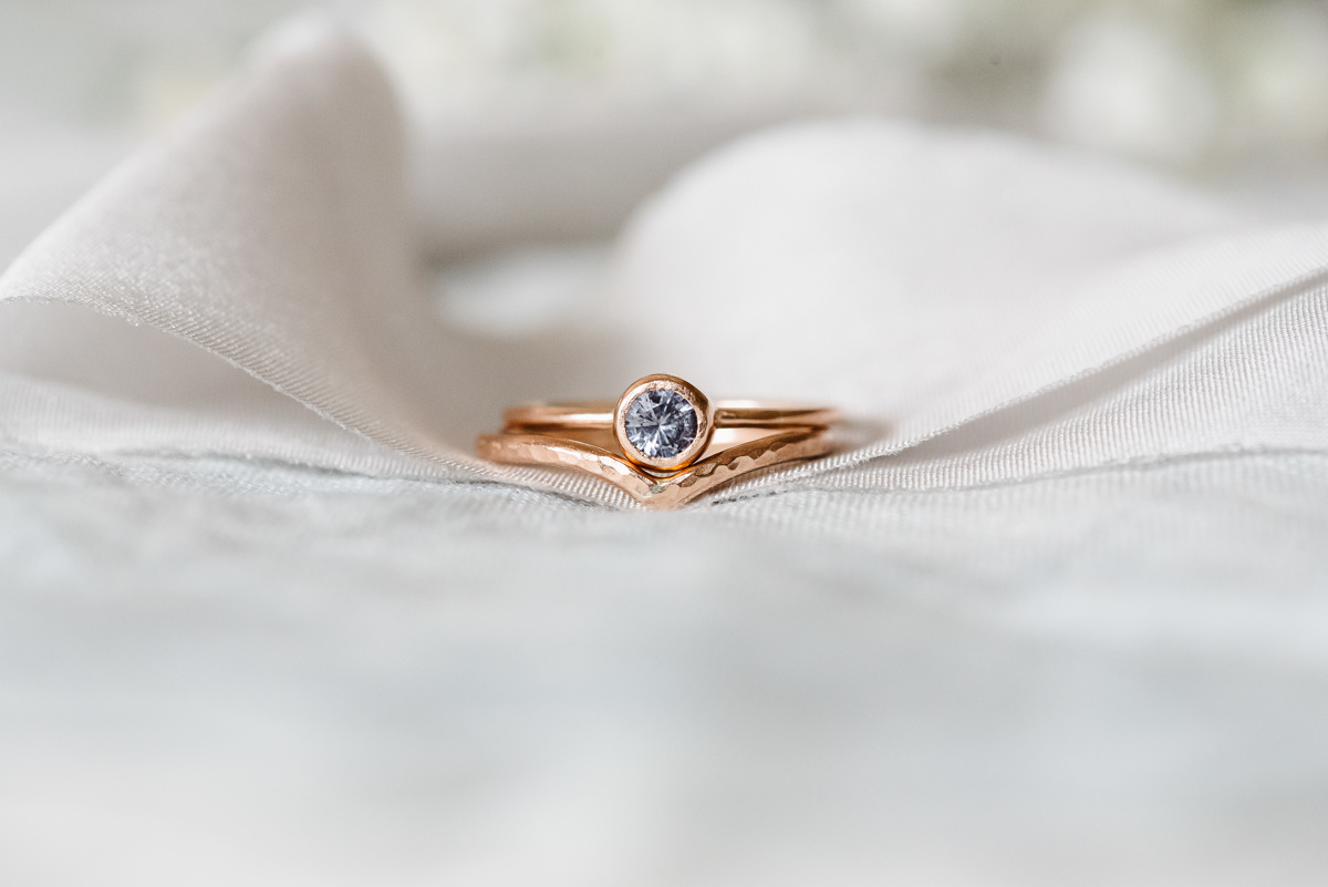 Spinel and Rose Gold Ring