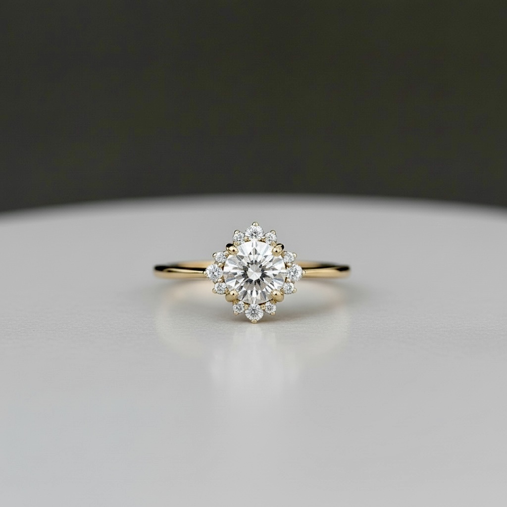 Dreamy diamonds cluster ring