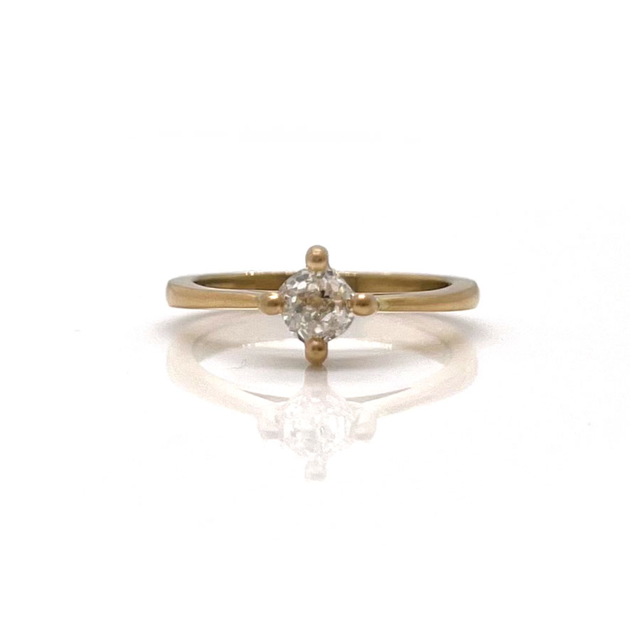 Old Cut Diamond Engagement Ring