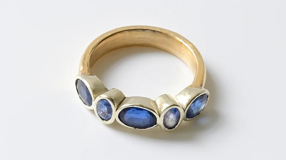 Different Blues Sapphire Band