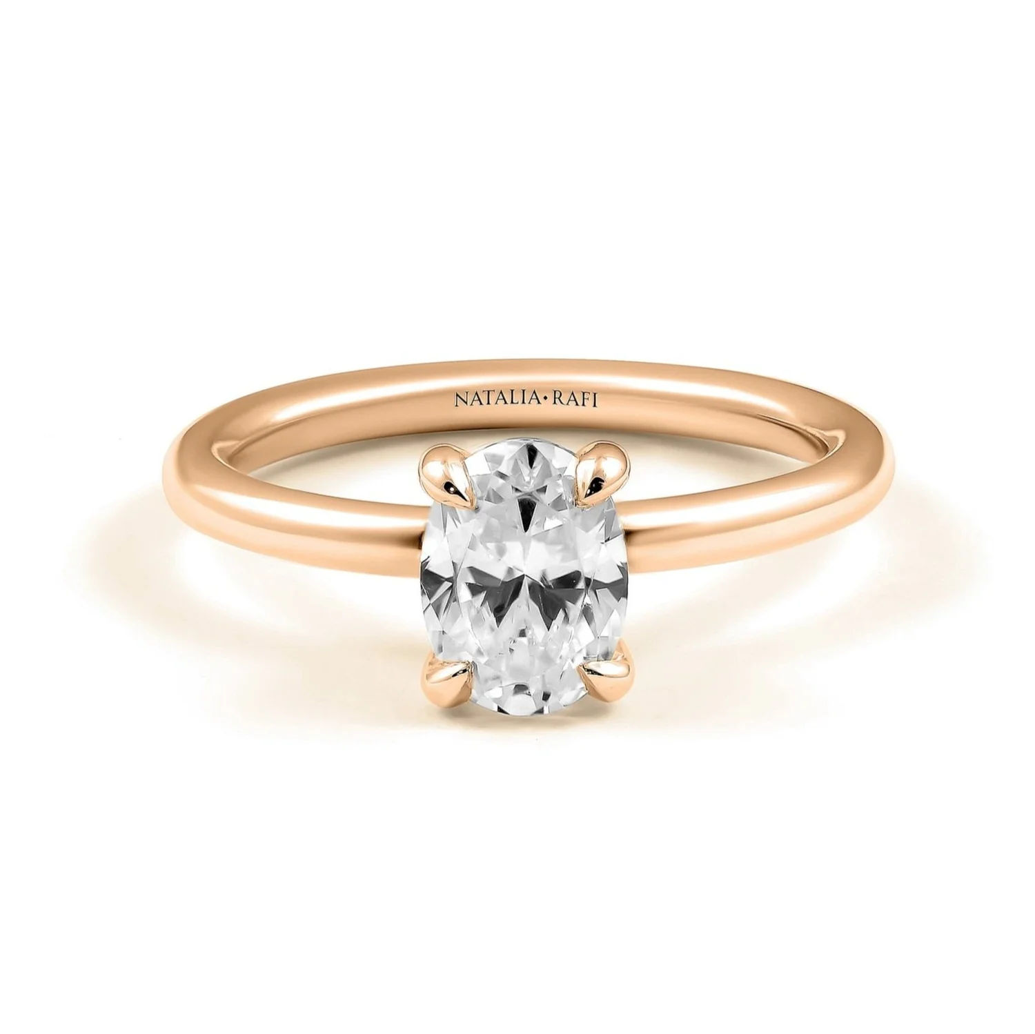 Solitaire- Rose Gold Single Stone Engagement Ring