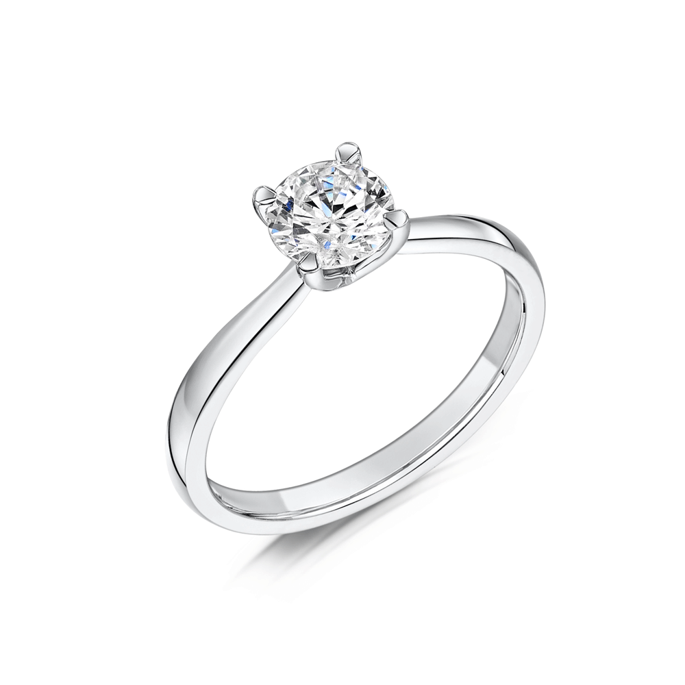 Round Diamond Solitaire Engagement Ring
