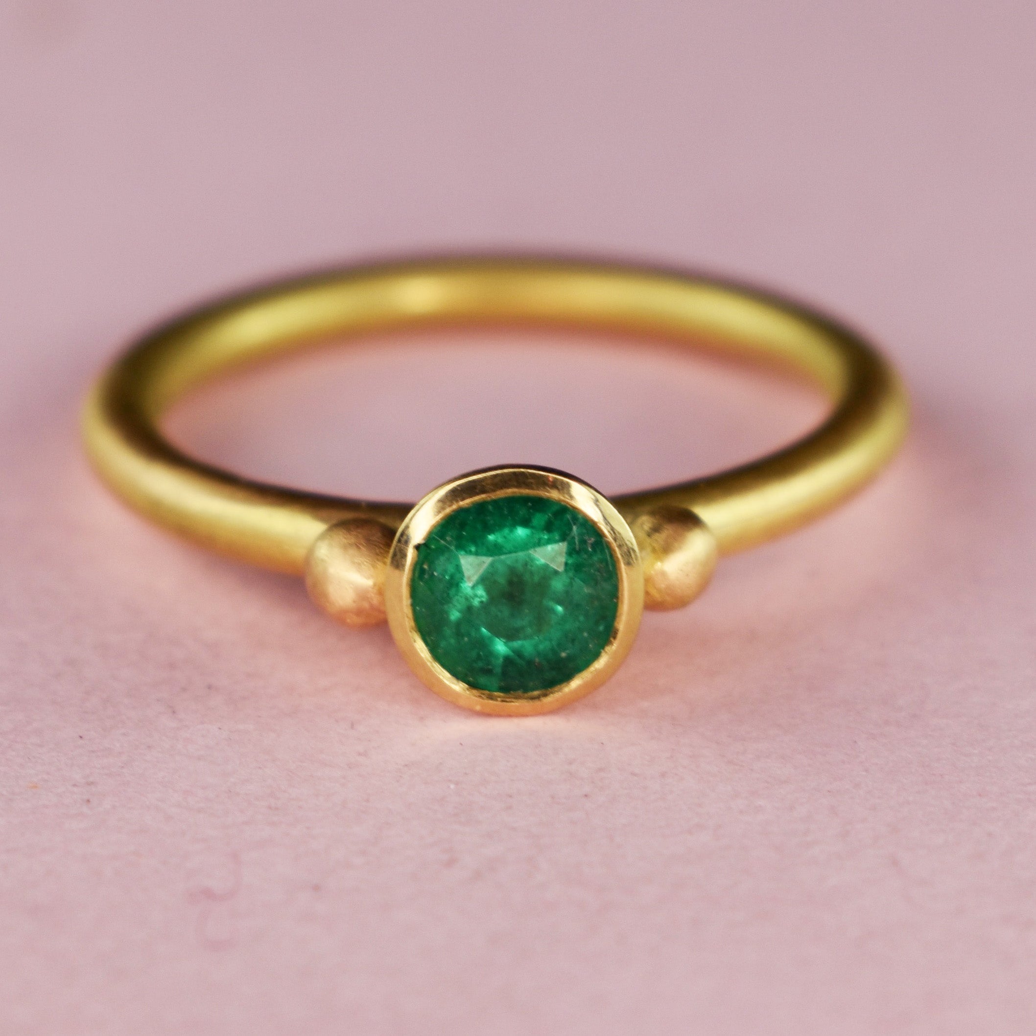 22ct & 18ct Gold Emerald Ring