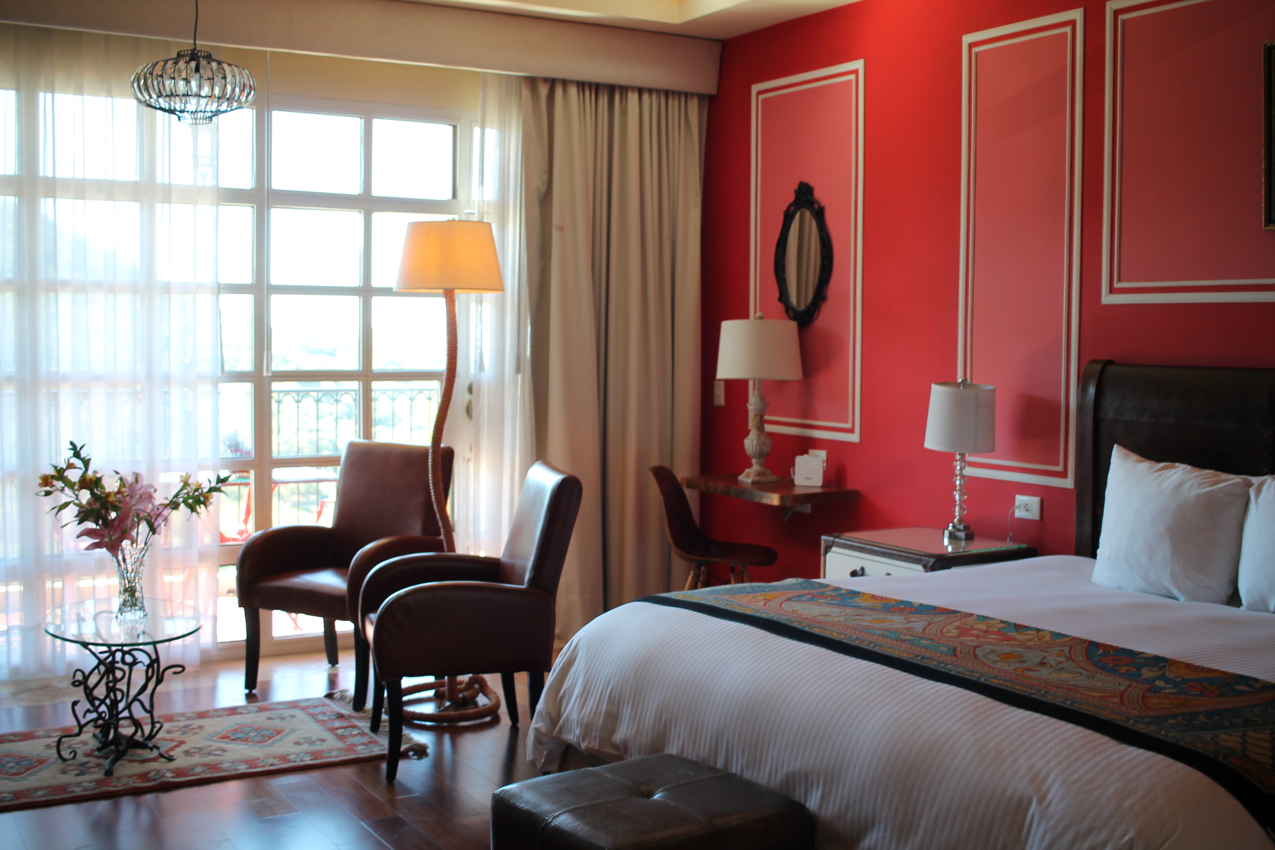 Lujoso vestíbulo de hotel