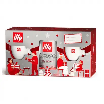 Illy Caffè Kit Caffè + 2 tazzine