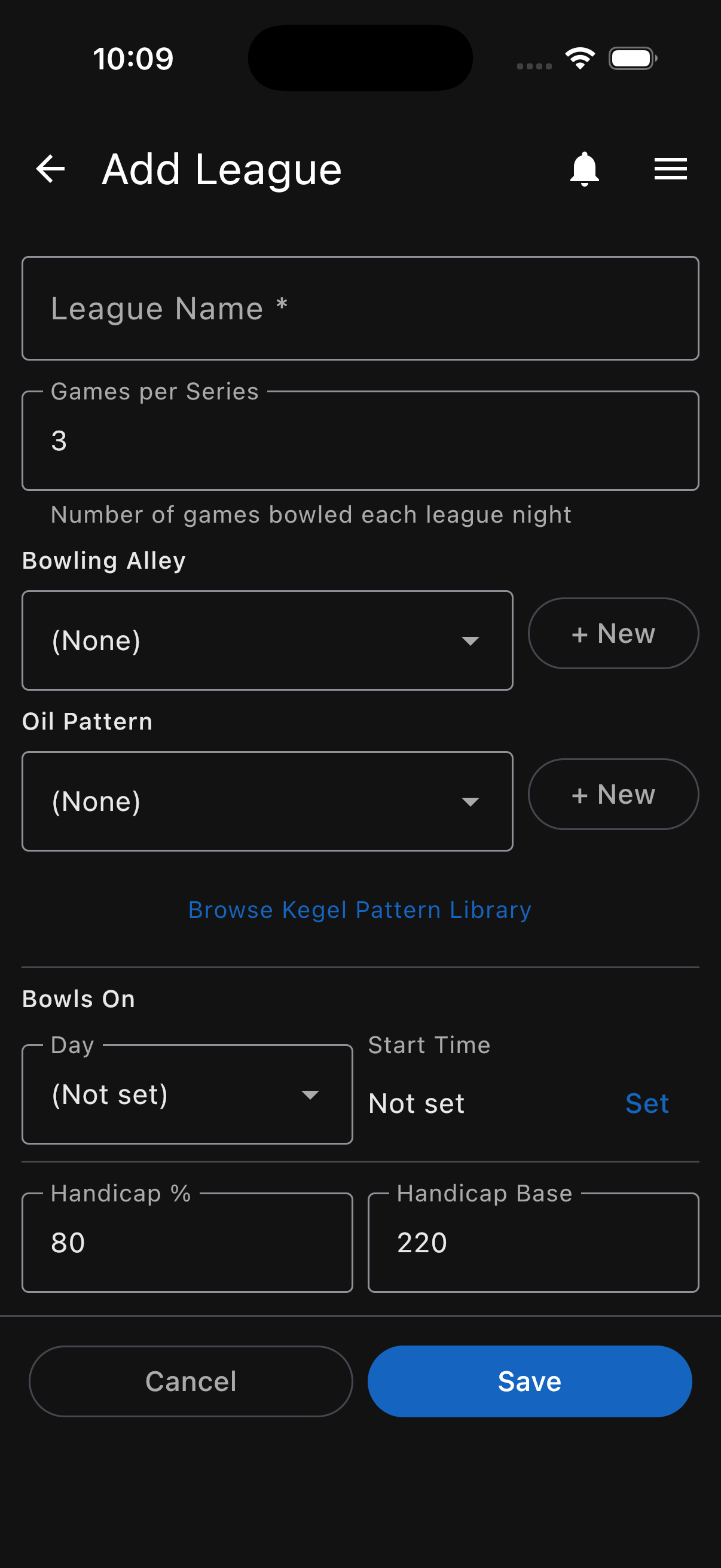 Leagues screenshot