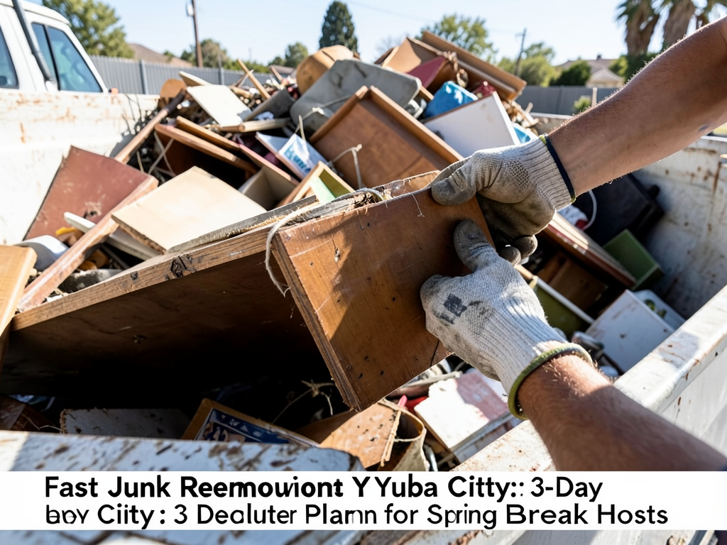 Fast Junk Removal Yuba City: 3-Day Declutter Plan for Spring Break Hosts