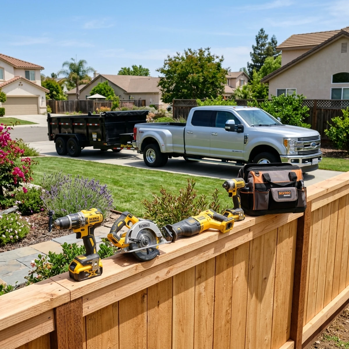 Hero: fence repair in Yuba City in Yuba City — Boxpro Express professional handyman services in Yuba City, California