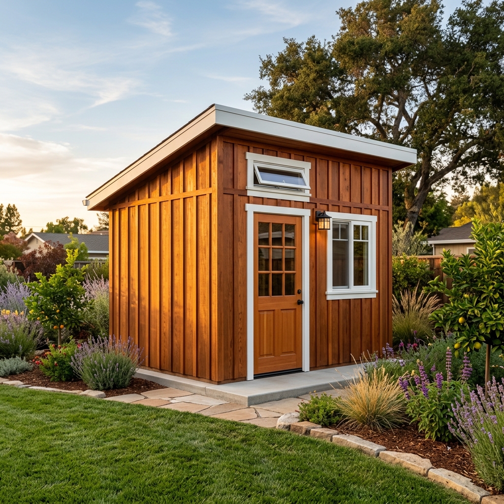 The $4,800 ROI Backyard Reset: Why Custom 10x12 Wood Sheds Beat Metal & Plastic Kits in Yuba City in Yuba City
