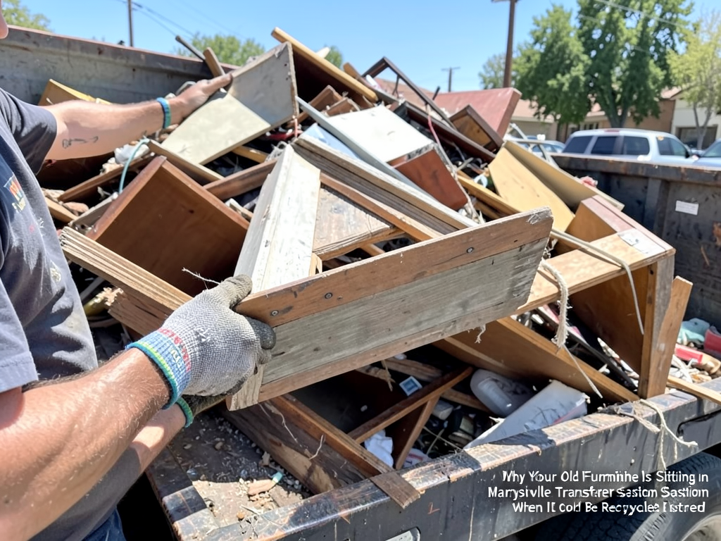 Why Your Old Furniture Is Sitting in a Marysville Transfer Station When It Could Be Recycled Instead