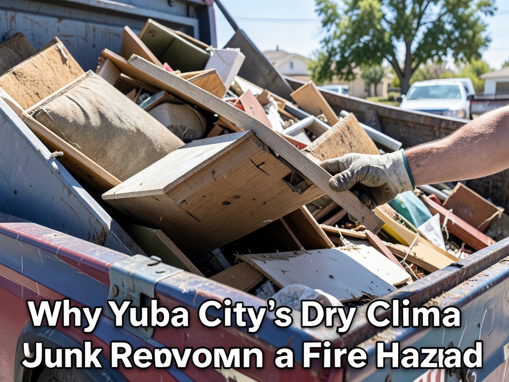 Why Yuba City’s Dry Climate Makes Junk Removal a Fire Hazard