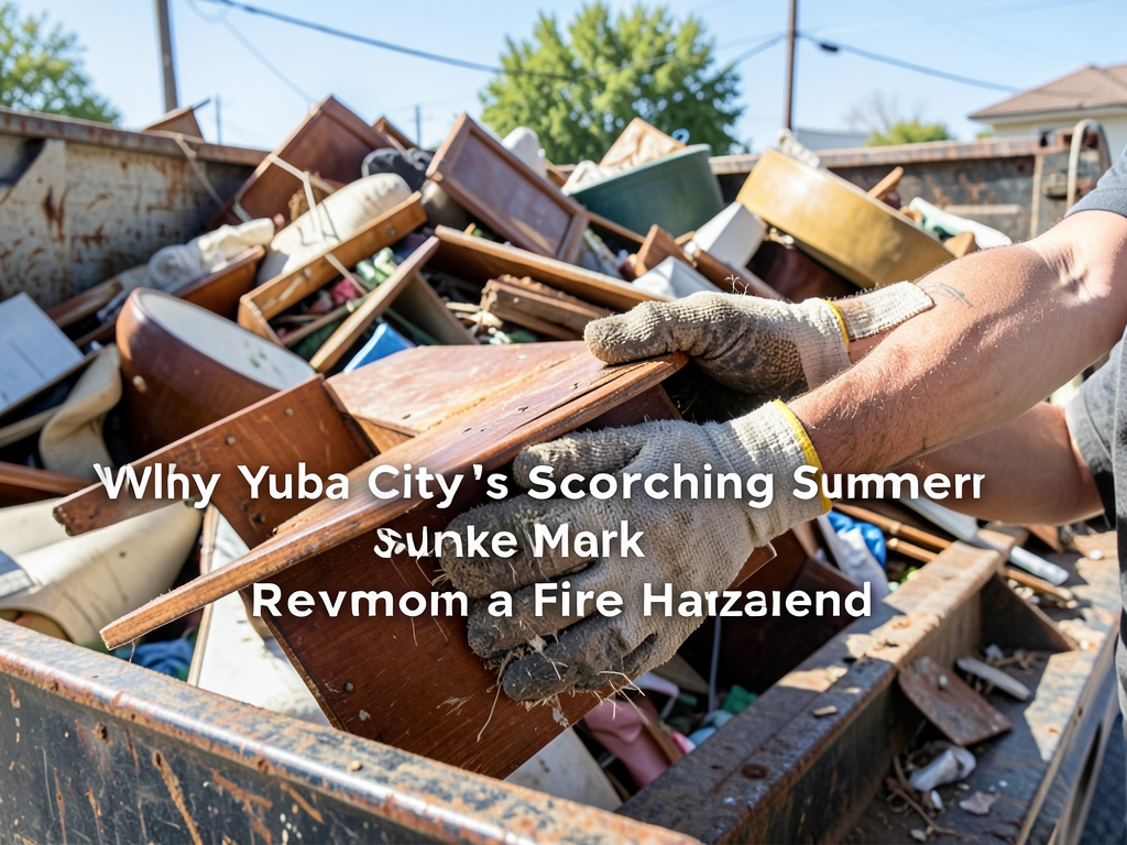 Why Yuba City's Scorching Summers Make Junk Removal a Fire Hazard