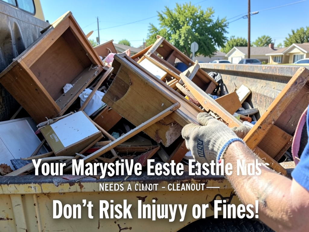 Your Marysville Estate Needs a Cleanout – Don’t Risk Injury or Fines!