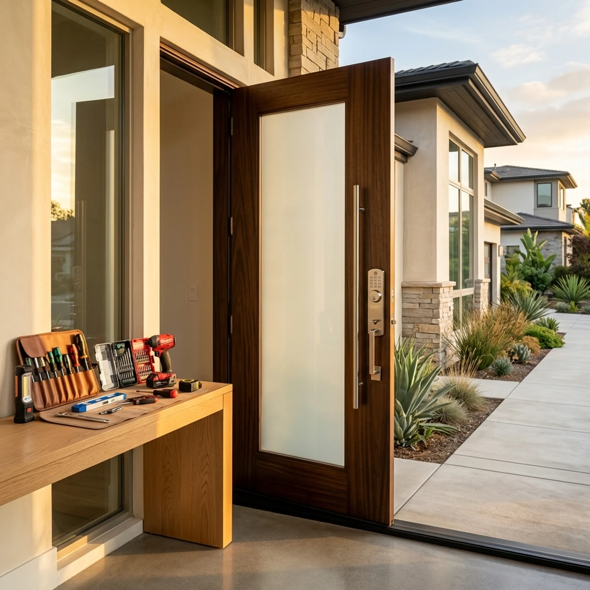 Real lawn care transformation context at a Yuba City property